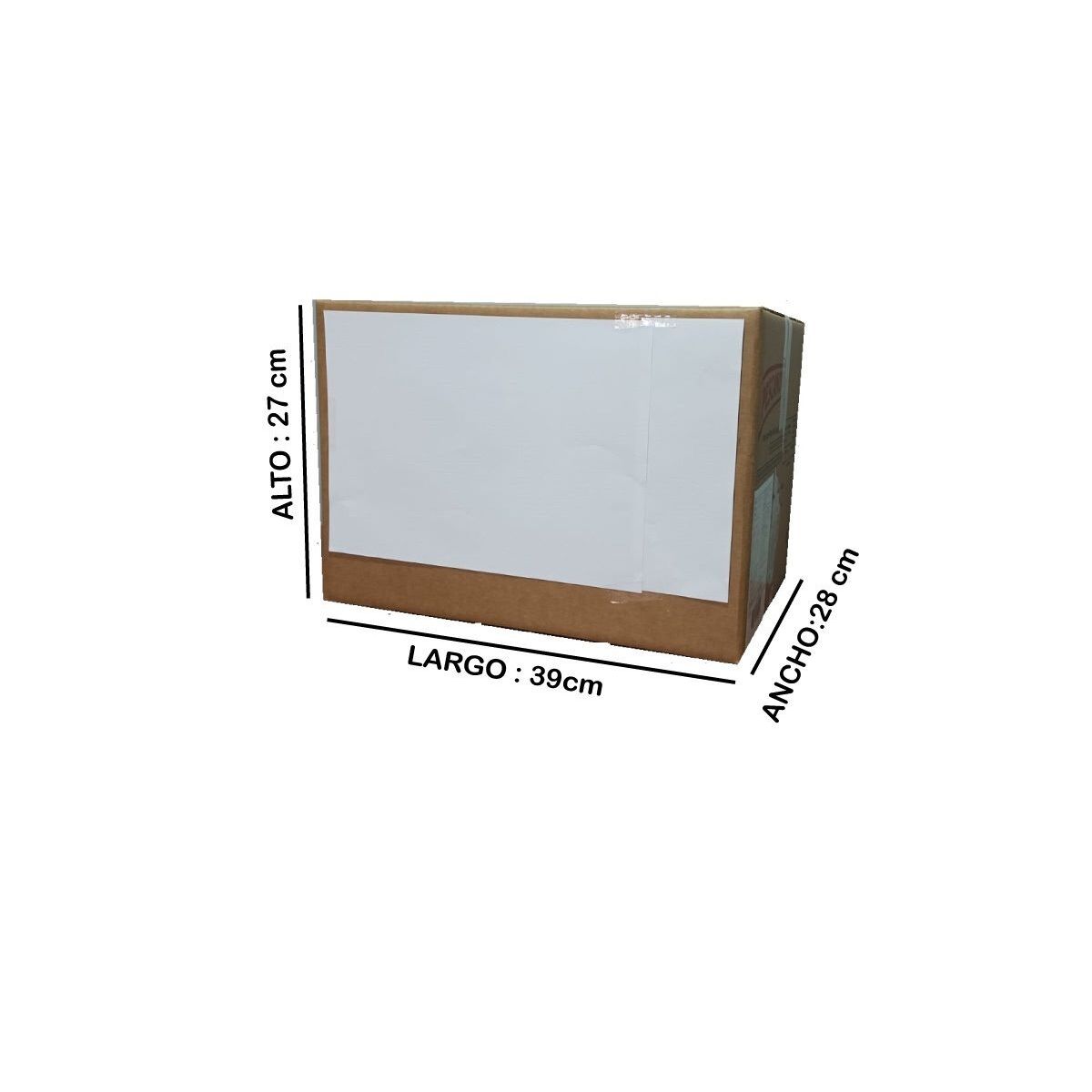Caja CL01, medida 39 × 28 × 27 cm