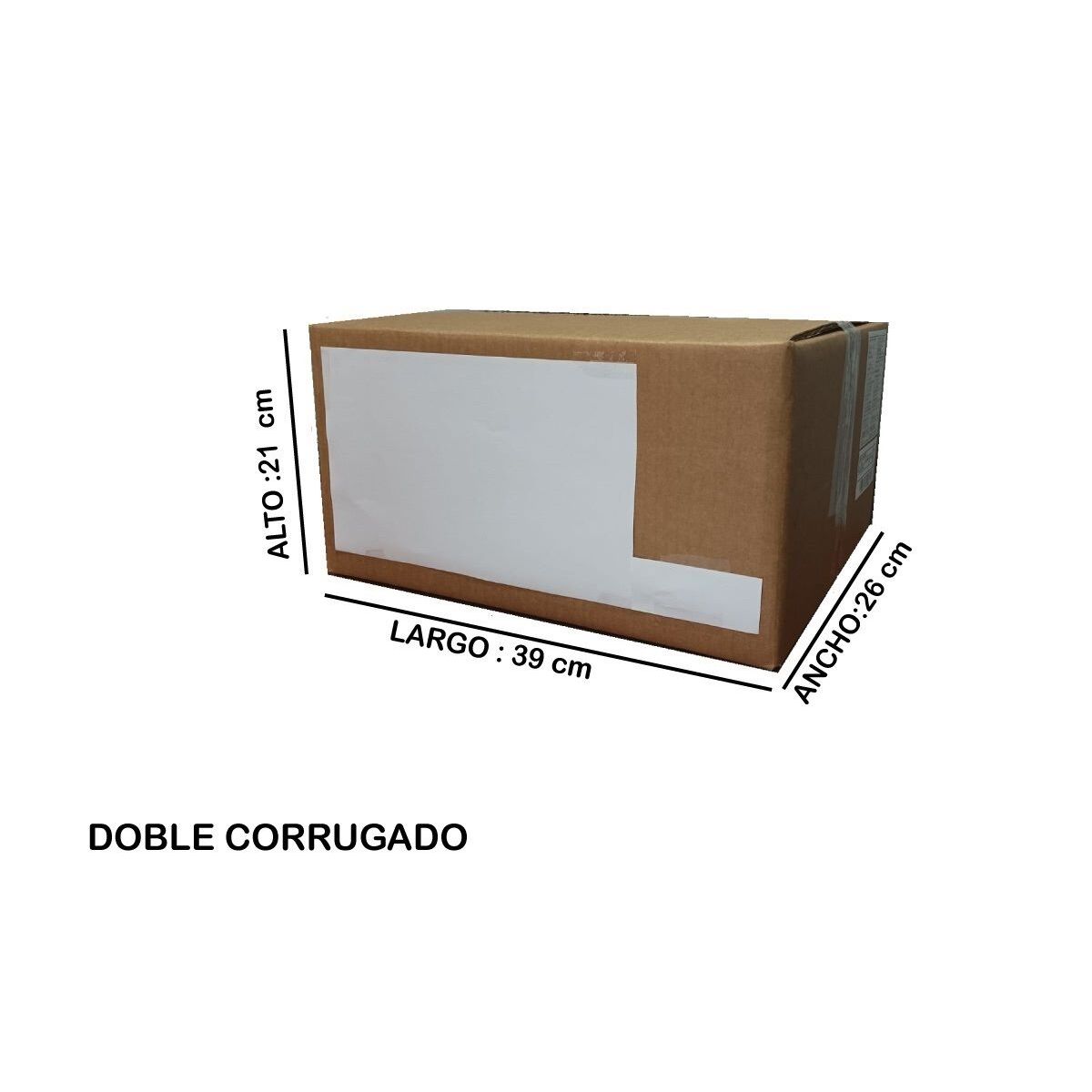 Caja CL02, medida 39 × 26 × 21 cm