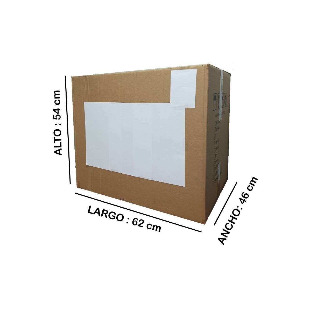 Caja CL07, medida 62 × 46 × 54 cm
