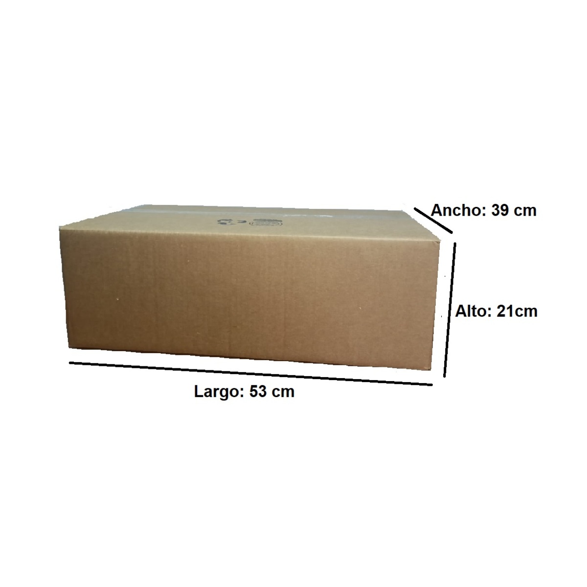 Caja SL-05, medida 53 × 39 × 21 cm
